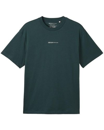 Tom Tailor DENIM T-Shirt mit Bio-Baumwolle - Grün