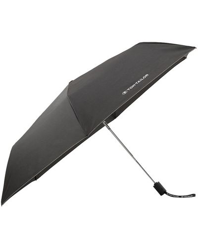 Tom Tailor Unisex Supermini Regenschirm - Schwarz