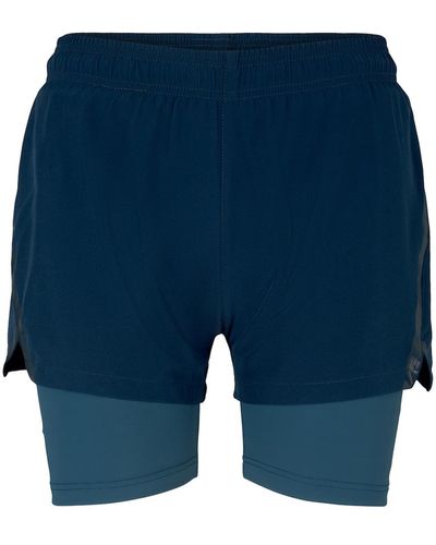 Tom Tailor Funktions Shorts 2 in 1 - Blau