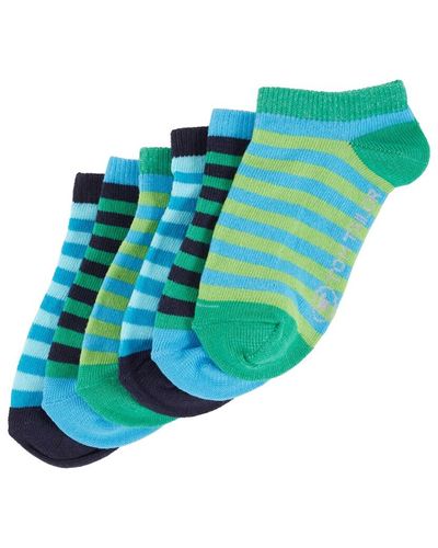 Tom Tailor Unisex Sneaker Socken im 6er-Set - Blau