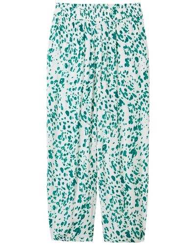 Tom Tailor DENIM Fließende Culotte mit Print - Grün