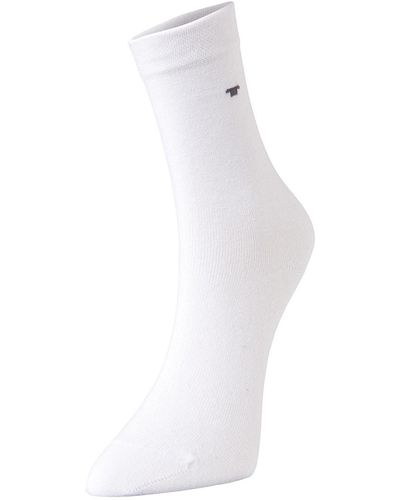Tom Tailor Unisex Socken im Dreierpack - Weiß