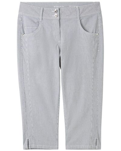Tom Tailor Tapered Relaxed Hose mit Bio-Baumwolle - Grau