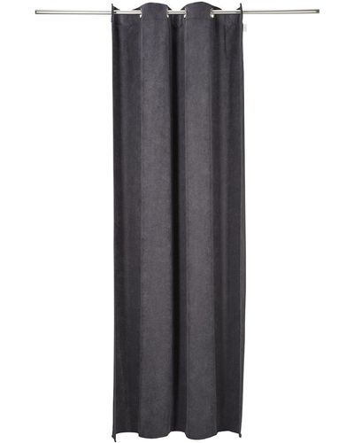 Tom Tailor Unisex Vorhang in Cord-Optik - Grau