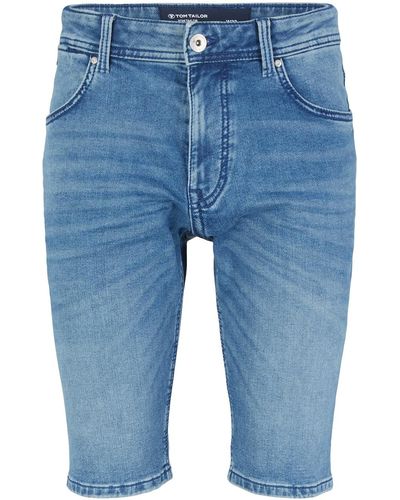 Tom Tailor Josh Regular Slim Shorts - Blau