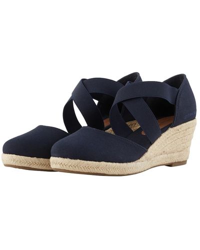 Tom Tailor Sandalen mit Keilabsatz - Blau