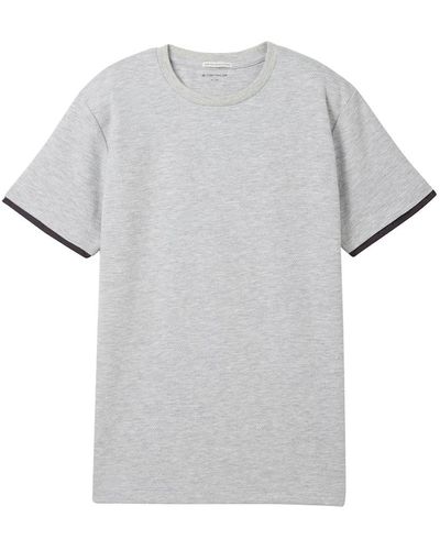 Tom Tailor Jungen 2-in-1 T-Shirt mit Bio-Baumwolle - Grau