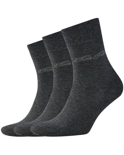 Tom Tailor Dreierpack Basic Socken - Grau