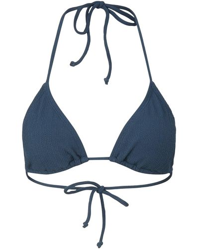 Tom Tailor Schlichtes Triangel Bikinitop - Blau