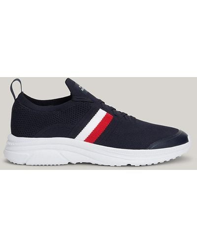 Tommy Hilfiger Th Modern Essential Cleat Runner Trainers - Blue