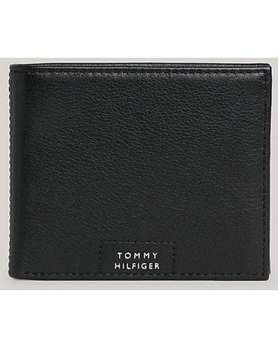 Tommy Hilfiger Premium Leather kleines Kreditkartenetui - Schwarz