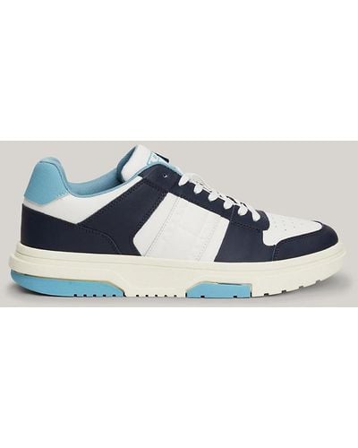 Tommy Hilfiger Tommy Brooklyn Leather Trainers - Blue