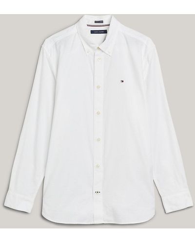 Tommy Hilfiger Chemise Oxford coupe standard Adaptive - Blanc