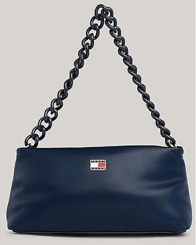 Tommy Hilfiger Bolso de hombro City pequeño con cadena - Blanco