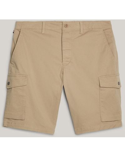 Tommy Hilfiger Adaptive Harlem Relaxed Cargo Shorts - Natural