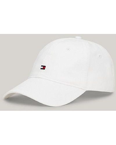 Tommy Hilfiger Essential Baseball-Cap mit Flag-Stickerei - Weiß