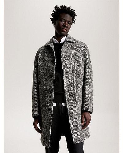 Tommy hilfiger lange jas heren sale