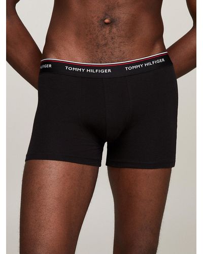 Tommy Hilfiger Lot de 3 boxers Premium Essential - Noir