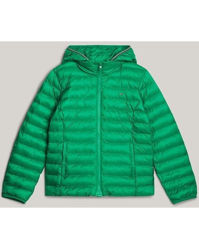 Tommy Hilfiger Adaptive Global Stripe Padded Jacket - Green