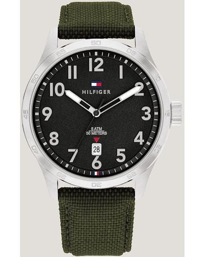 Tommy Hilfiger Black Ionic-plated Outdoor Watch - Brown