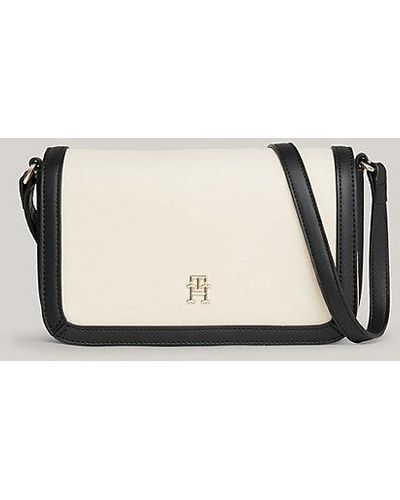 Tommy Hilfiger Essential Kleine Crossbodytas - Naturel