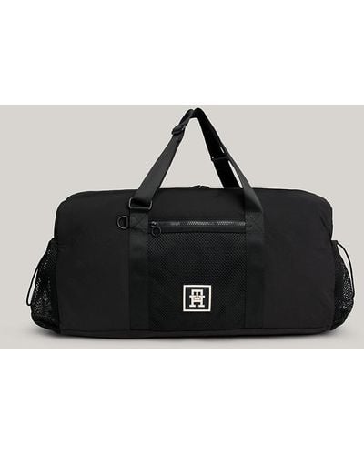 Tommy Hilfiger Sport Mesh Pocket Duffel Bag - Black