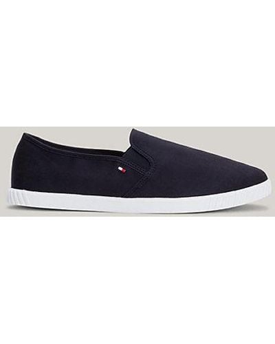 Tommy Hilfiger Essential Slipper-Sneaker aus Canvas - Blau