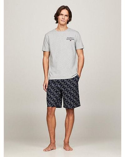 Tommy Hilfiger TH Original Pyjama mit Shorts - Mehrfarbig