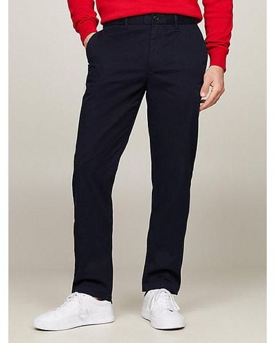 Tommy Hilfiger 1985 Collection Denton Straight Fit Chinos - Blau