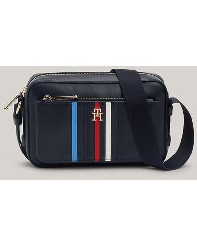 Tommy Hilfiger Iconic Signature Small Camera Bag - Blue