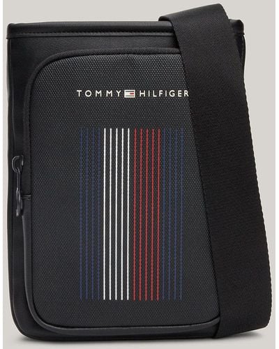 Tommy Hilfiger Metal Logo Small Crossover Bag - Black