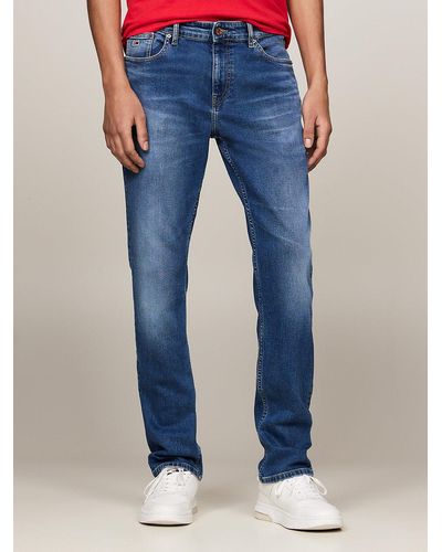 Tommy Hilfiger Plus Ryan Faded Regular Straight Jeans - Blue