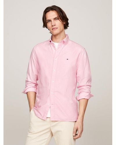 Tommy Hilfiger Heritage Regular Fit Oxford Shirt - Pink