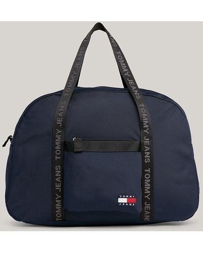 Tommy Hilfiger Essential Medium Badge Duffel Bag - Blue