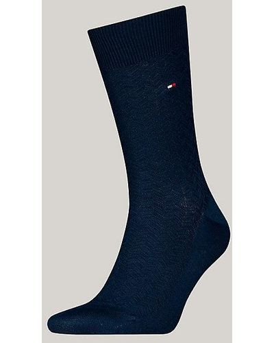 Tommy Hilfiger Pack de calcetines con diseño de espiga - Azul