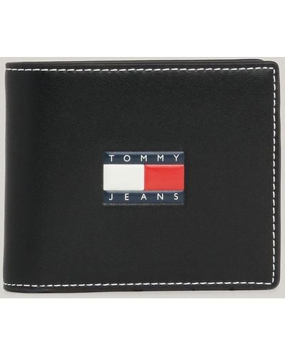 Tommy Hilfiger Heritage Bifold Small Credit Card Wallet - Black