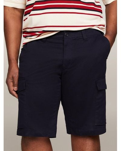 Tommy Hilfiger Plus 1985 Collection Essential Cargo Shorts - Blue