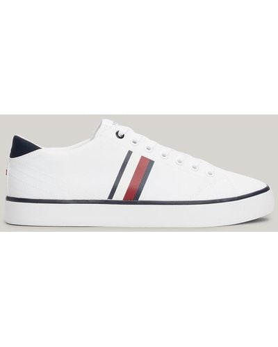 Tommy Hilfiger Essential Signature Tape Trainers - Metallic