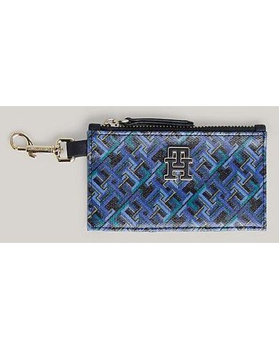 Tommy Hilfiger Th Monoplay Clip-on Creditcardhouder - Blauw