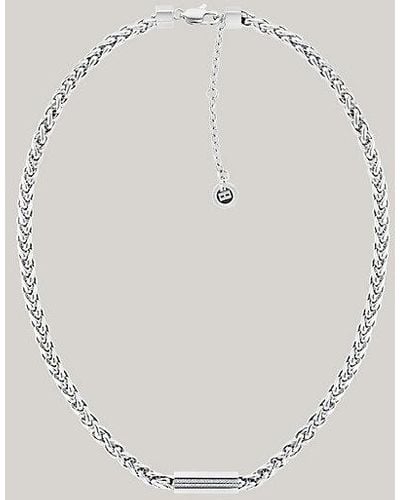 Tommy Hilfiger Collar de cadena con adorno de cristales - Neutro