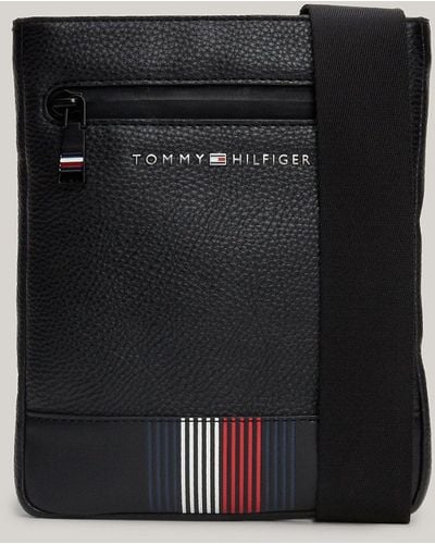 Tommy Hilfiger Textured Small Crossover Bag - Black