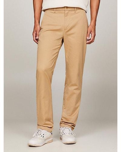 Tommy Hilfiger 1985 Collection Denton Straight Fit Chinos - Natur