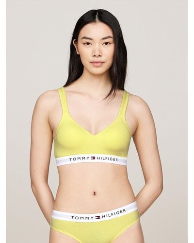 Tommy Hilfiger Th Original Padded Push-up Bralette - Yellow