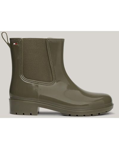 Tommy Hilfiger Rubber Cleat Rain Boots - Green