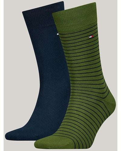 Tommy Hilfiger 2-pack Stripe Socks - Black