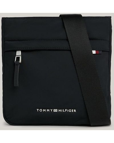 Tommy Hilfiger Petit sac bandoulière emblématique - Noir