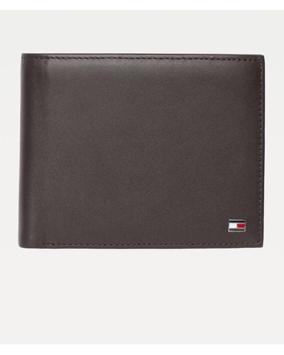Tommy Hilfiger Bifold Leather Wallet - Brown