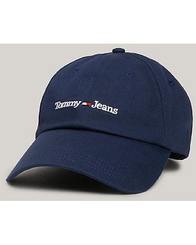 Tommy Hilfiger Baseball-Cap aus Bio-Baumwolle mit Logo - Blau