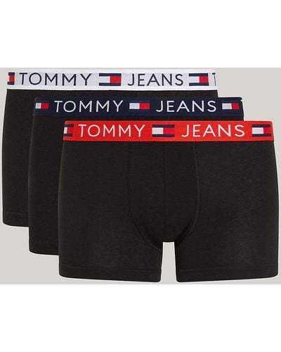 Tommy Hilfiger Lot de 3 boxers Essential à logo - Noir