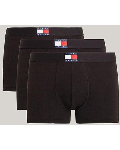 Tommy Hilfiger Pack de 3 calzoncillos Trunk Essential Heritage - Negro